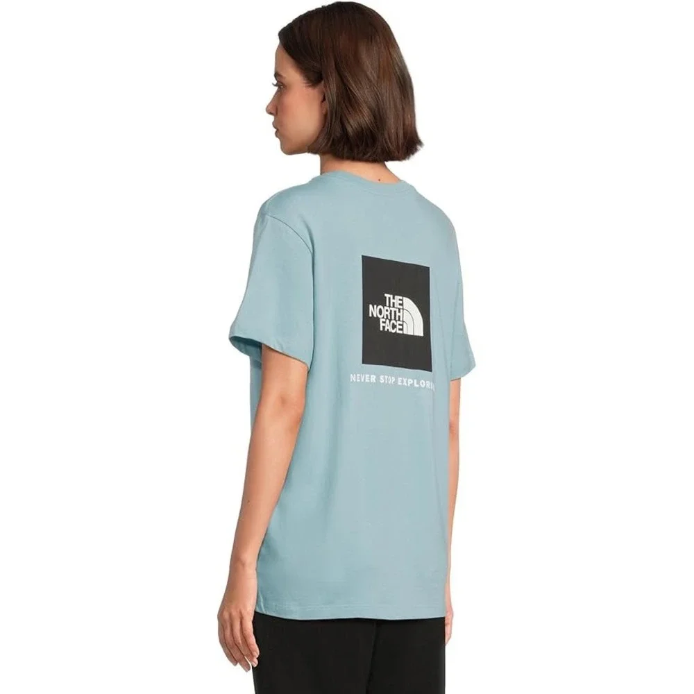The North Face Women's Short Sleeve Box NSE T-Shirt Blue Size XL NWT - Picture 8 of 8